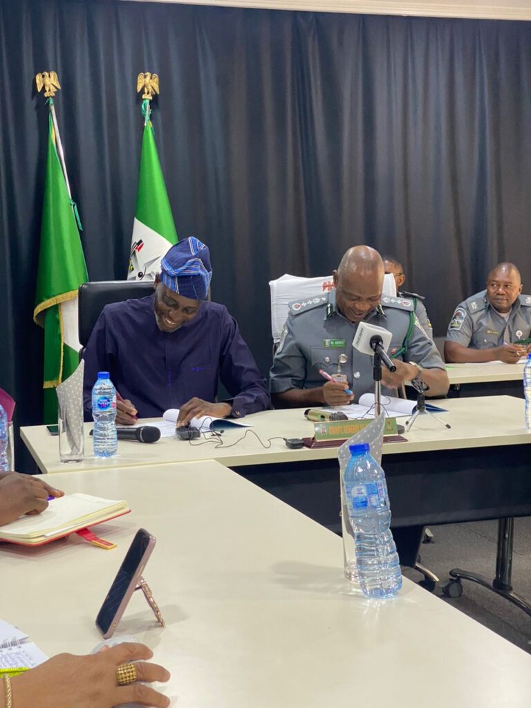 NIPSS Sign MoU With Nigeria Customs Service